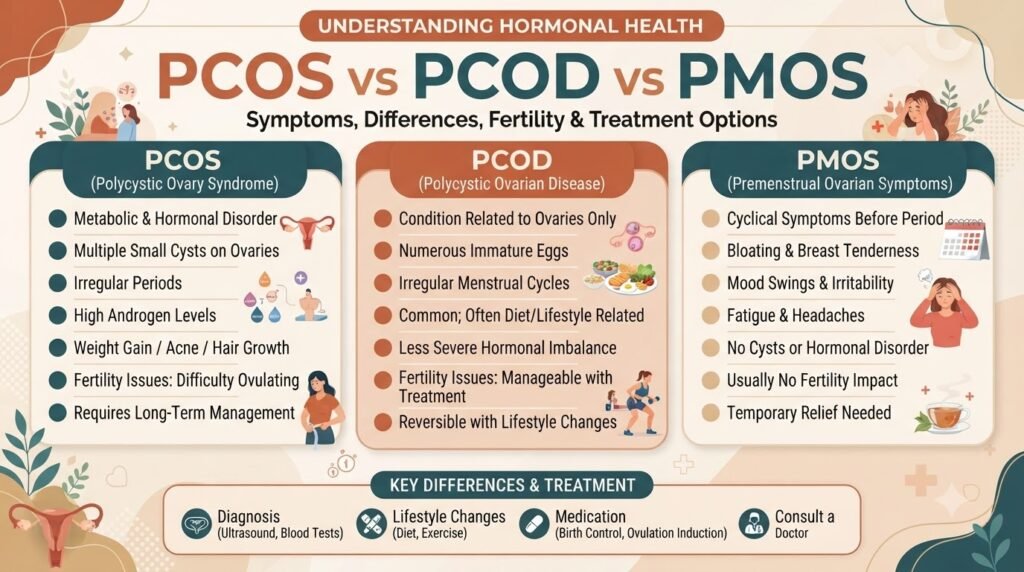 PCOS symptoms and hormonal health