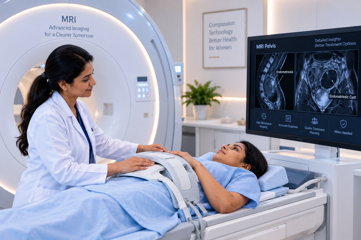 Diagnostic laparoscopy procedure for endometriosis at Sanjeevini Maternity and Fertility Centre