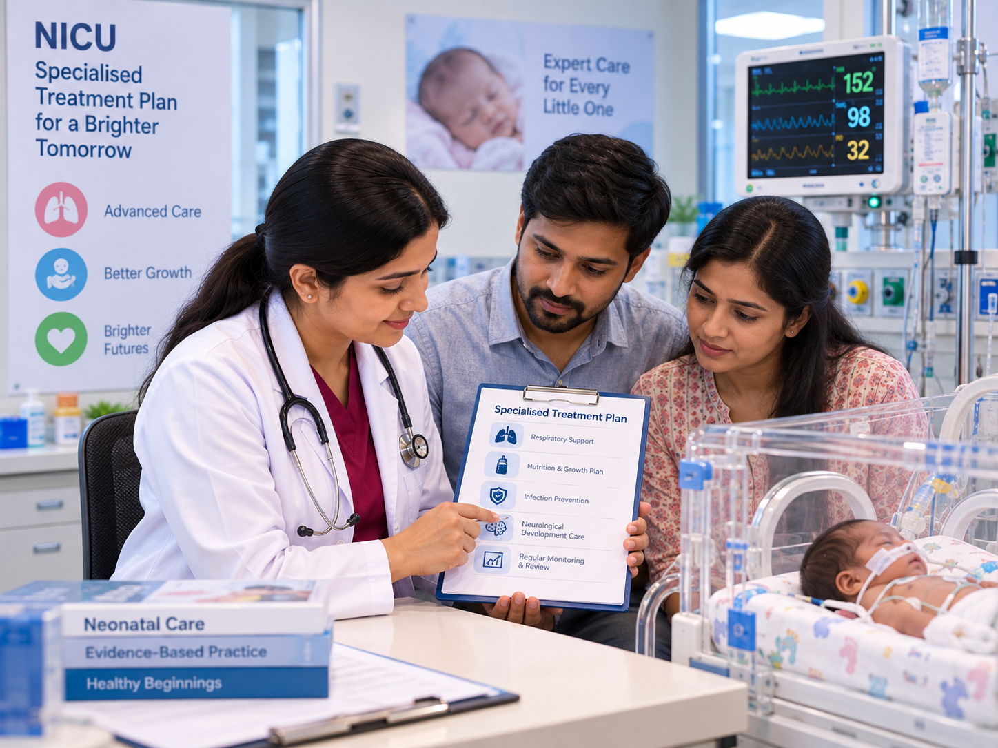 Specialised treatment plan for critically ill child