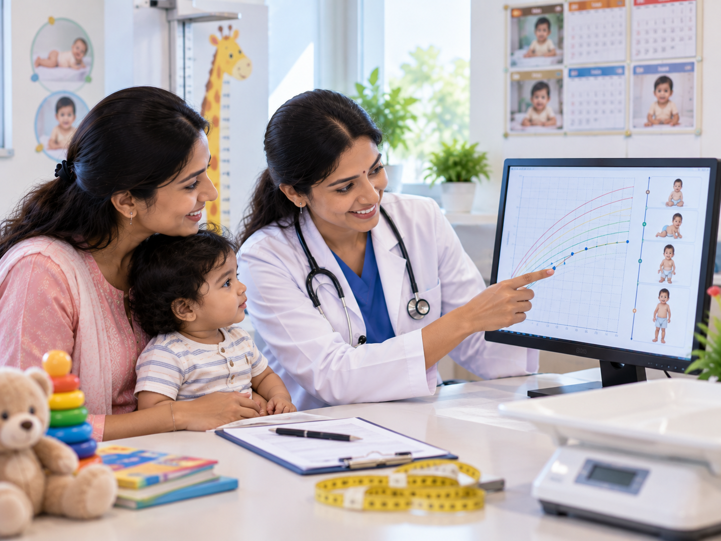 Follow-up long-term growth tracking visit for child
