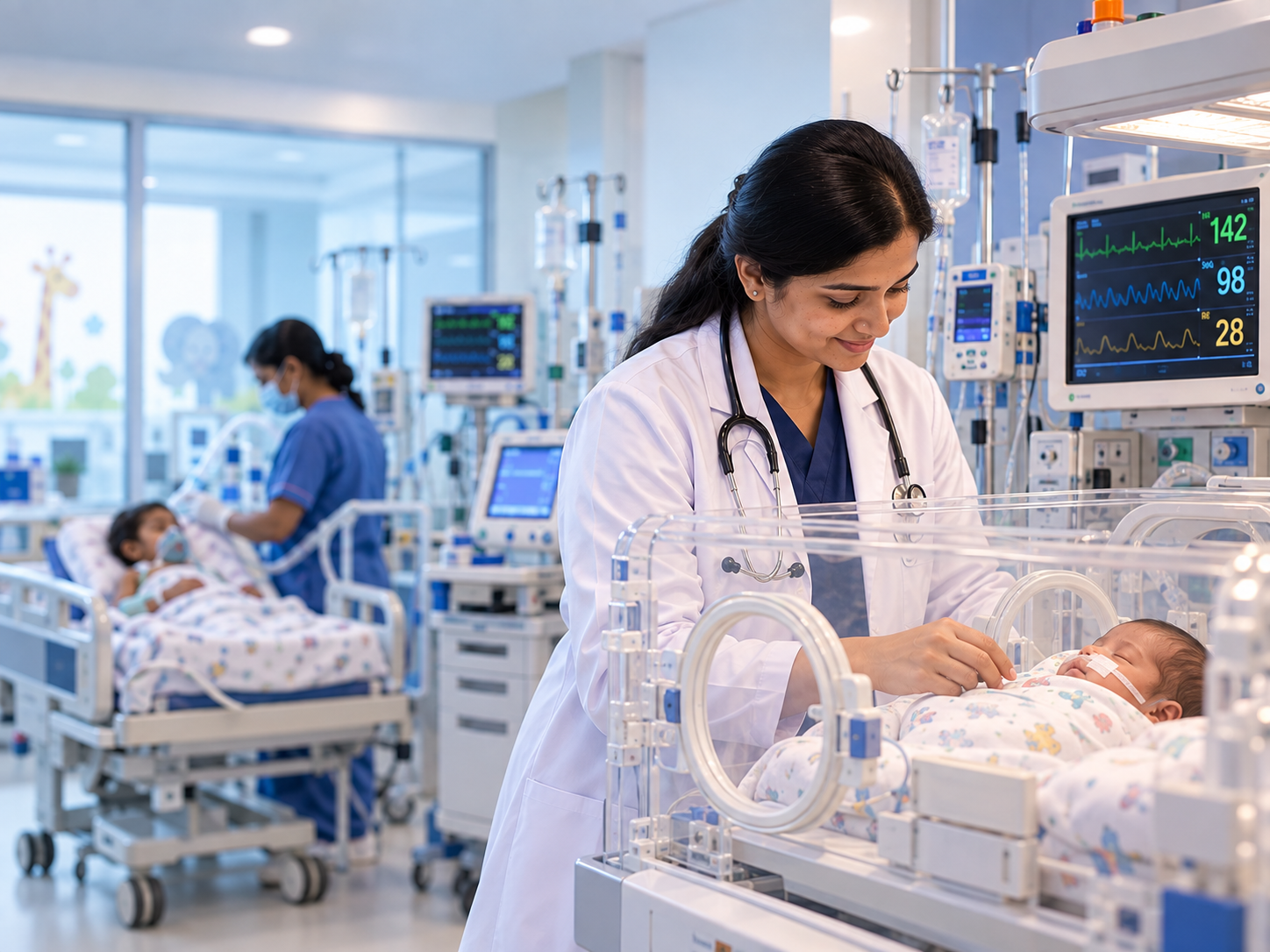 NICU and PICU critical care unit at Sanjeevini Hospital Raichur