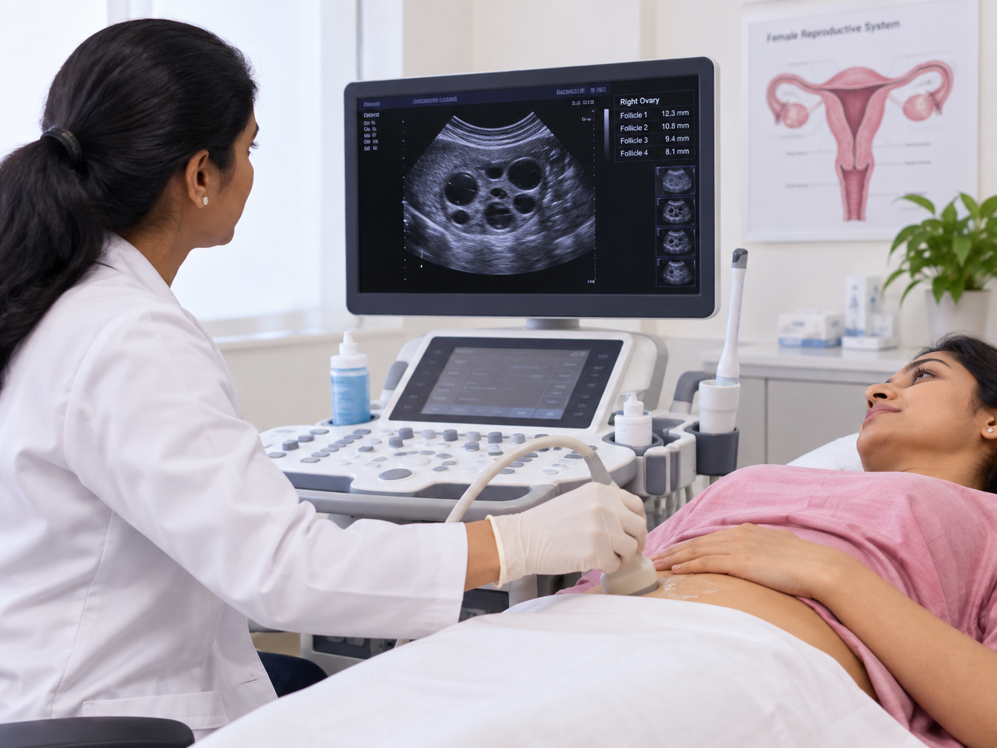 Ovulation monitoring scan