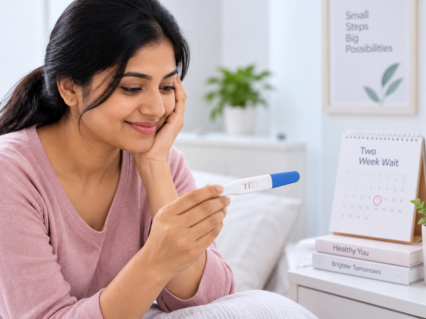 Pregnancy test after IUI