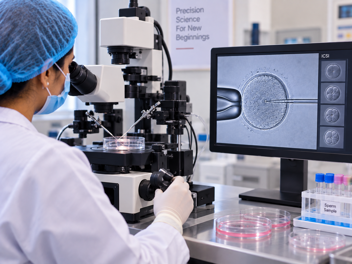 ICSI sperm injection procedure