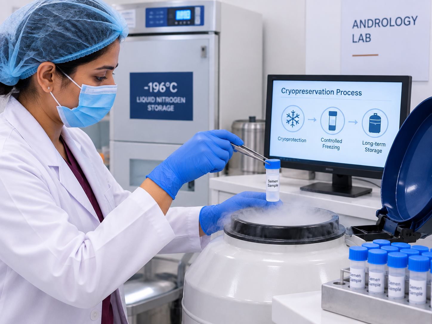 Cryoprotection and freezing