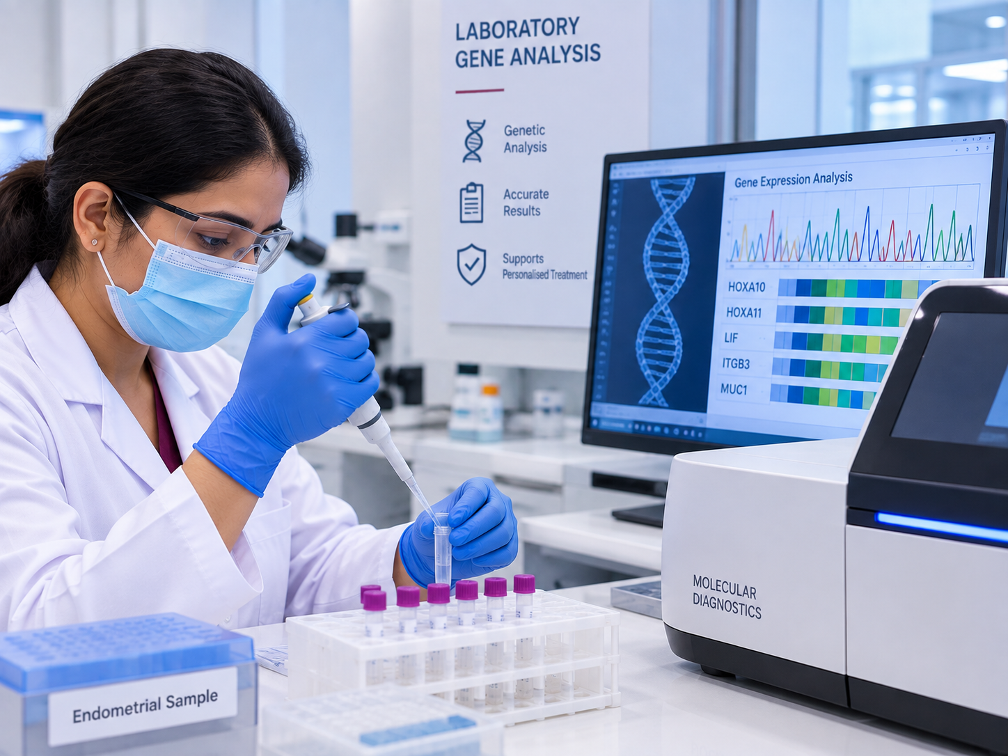 Laboratory gene analysis